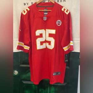 Kansas City Chiefs Clyde Edwards-Helaire Red Jersey